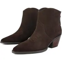 L37 HANDMADE SHOES Ankelstøvler 'IT'S NOT THE SAME' mørkebrun