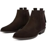 L37 HANDMADE SHOES Ankelstøvler 'FLASHBACK' mørkebrun