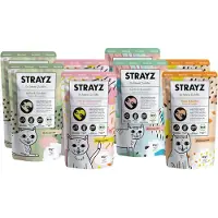 STRAYZ BIO cat 8 x 85 g - BIO prøvepakke