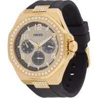 GUESS Analogt ur 'EMPIRE' guld / sort