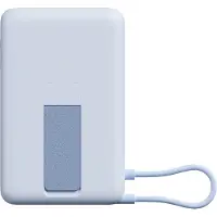 Xiaomi Magnetic Power Bank 10000 with Built-in Stand - Transparent blue