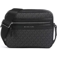 Michael Kors Skuldertaske 'TOUR' mørkegrå / sort