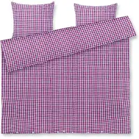 Juna dobbelt sengetøj 200x220 cm - 100% økologisk bomuld - Bæk&Bølge fuchia