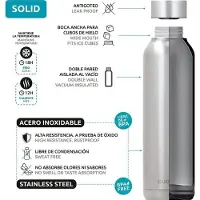 Quokka Solid Kids med rem - 330 ml termoflaske i rustfrit stål med rem (Jungle)