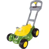 John Deere Sæbeboblemaskine - Græsslåmaskine m. Flaske - - OneSize - Legetøj