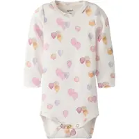 Name it Body l/æ - Bomuld/Modal - NbfDelilah - Carinaria/AOP - - 1 år (80) - Body L/Æ