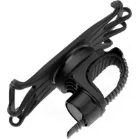 FIXED Bikee 2 - Cykelholder for mobiltelefon - Removable, for bike - fra 4 til 6,5 - sort