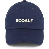 Ecoalf ECOALFunisex. MCUACCAECOAL0460S26-161 Kasket med blåt logo (OSFA), Casual, Økologisk bomuld, Bæredygtig