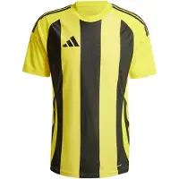 Adidas Spilletrøje Striped 24 - Gul/Sort, størrelse XX-Large