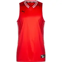 Puma Fodboldtrøje 'Hoops Team Game' rød / sort / hvid