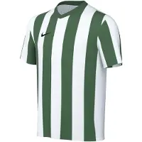 Nike Spilletrøje Dri-FIT Striped Division V - Hvid/Grøn/Sort Børn, størrelse S: 128-137 cm
