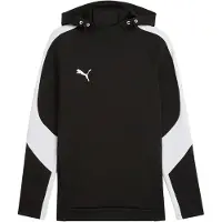 Puma Sportsweatshirt 'TeamEvostripe' sort / hvid