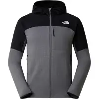 The North Face - Fleece - M Polartec Powergrid Stormgap Hoodie Smoked Pearl TNF Black til Unisex - Størrelse XXL - Grå