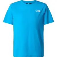 The North Face - Under 6 år - Teen New 24/7 SS Tee Meridian Blue til Unisex - Børnetoj Størrelse M - Blå