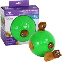 Nina ottosson af Nina Ottosson Dog Snuffle N' Treat Ball Puslespil Niveau 2 Mellemgr?n Stor