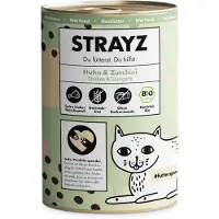 STRAYZ BIO kat 6 x 400 g - Økologisk laks & økologisk broccoli