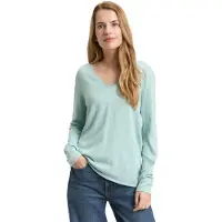 Tom Tailor Front Logo Coin V-hals Sweater