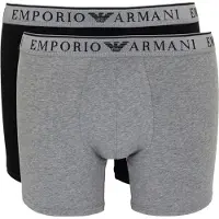 Emporio Armani Boksershorts grå-meleret / sort-meleret