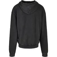 Build Your Brand Acid Washed Oversized Hættetrøje