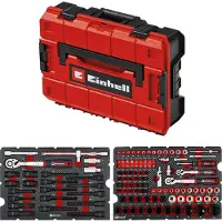 Einhell E-CASE sæt værktøj til bilen 121 dele