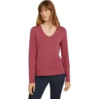 Tom Tailor Front Logo Coin V-hals Sweater