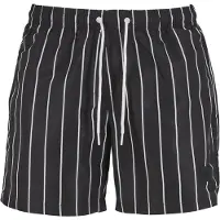 Urban Classics Badeshorts sort / hvid