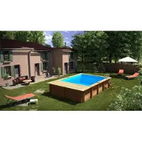 Gre Accessories Evora Plus Rectangular Wooden Pool´s Liner