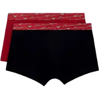Emporio Armani Boksershorts grå / rød / sort-meleret