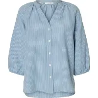 SELECTED WOMEN Bluse 'Alberta' blå / marin