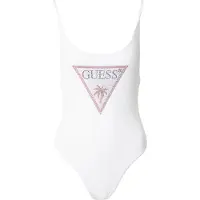 GUESS Badedragt mørkeblå / rød / hvid