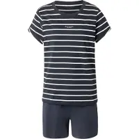 Marc O'Polo Pyjamas mørkeblå / hvid