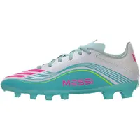Adidas Sportssko 'F50 MESSI LEAGUE' cyanblå / mørk pink / hvid