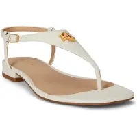 Ralph Lauren Klipklappere 'EVERLEY' hvid