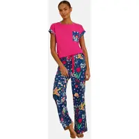 Love & roses Pyjamas marin / gul / pink