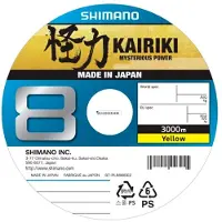 Shimano Fishing Kairiki 8 Flettet Fiskesnøre 3000 M