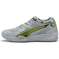Puma Eliminate NITRO SQD 4 Berlin Handball Shoes Unisex, Shoes, Gray Fog/Yellow Alert/Black, 47