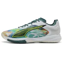 Puma Accelerate NITRO SQD 4 Berlin Handball Shoes Unisex, Shoes, Silver Mist/Yellow Alert/Gray Skies, 44