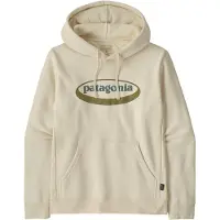 Patagonia - Sweatshirts - M's '95 Oval Logo Uprisal Hoody Birch White til UnisexBomuld - Størrelse XL - Beige