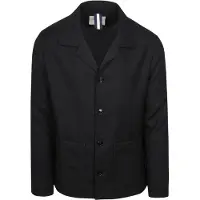 Profuomo Profuoo Overshirt Wool Navy Blå ørkeblå åle