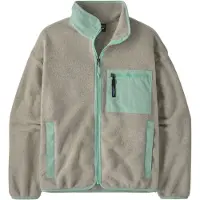 Patagonia - Mærker - W's Synch Jkt Oatmeal Heather w/Thin Ice til UnisexUld - Størrelse M - Beige