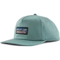 Patagonia - Vandretøj - Boardshort Label Funfarer Cap Blue Sage til UnisexBomuld - Blå