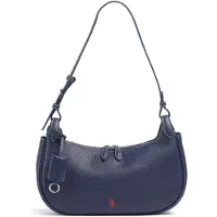 Ralph Lauren Polo Ralph Laurentil kvinder. 428P01440004 Polo Play skuldertaske i marineblåt læder (OSFA), Casual