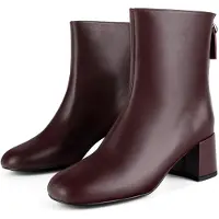 L37 HANDMADE SHOES Ankelstøvler 'A LONELY PLACE TO BE' burgunder