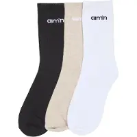 Aim'n Sportssokker beige / sort / hvid