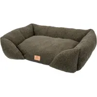 Ferplast nusseklud Pamper Bouclé, grøn - L 55 x B 45 x H 20 cm