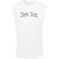 Mister tee Bluser & t-shirts 'New York' sort / hvid