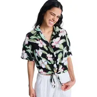 Roxy Salty Sweet Printed Kortærmet Skjorte