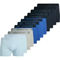 Jack & Jones Boksershorts 'JACCooper' blå / marin / lyseblå / grå-meleret
