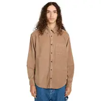 Element Button Down Corduroy Regular Fit Skjorte Med Lange ærmer