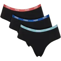 Puma Hipster Underwear Women (3-Pack), Clothing, Black Combo, 1